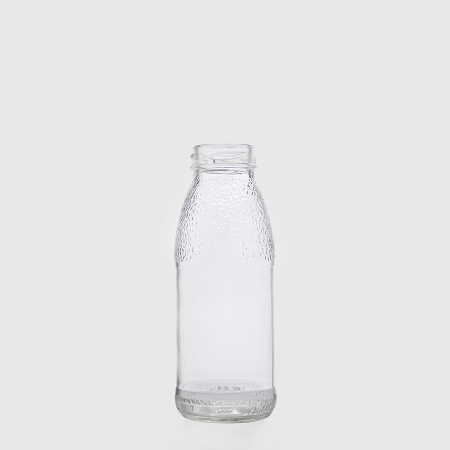 250ml Milk Glass Bottles, Bottle Jar Glass 250ml